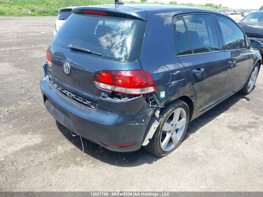 2012 Volkswagen Golf VIN: WVWDA7AJ6CW315711 Lot: 12027769