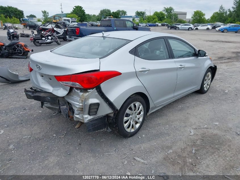 2013 Hyundai Elantra Gls/Limited VIN: 5NPDH4AEXDH176087 Lot: 12027770