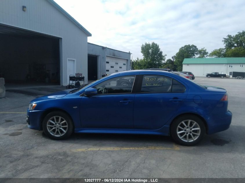 2017 Mitsubishi Lancer Es/Se/Sel VIN: JA32V2FW9HU605073 Lot: 12027777