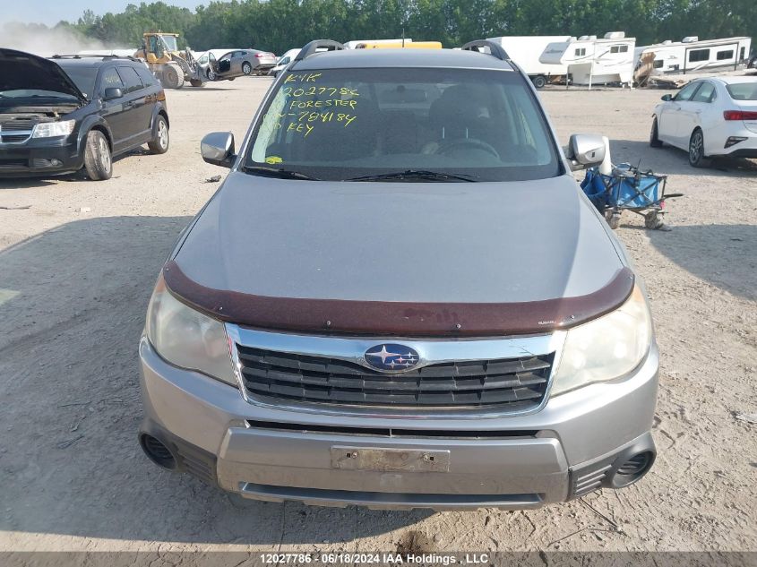 2010 Subaru Forester VIN: JF2SH6BC8AH784184 Lot: 12027786