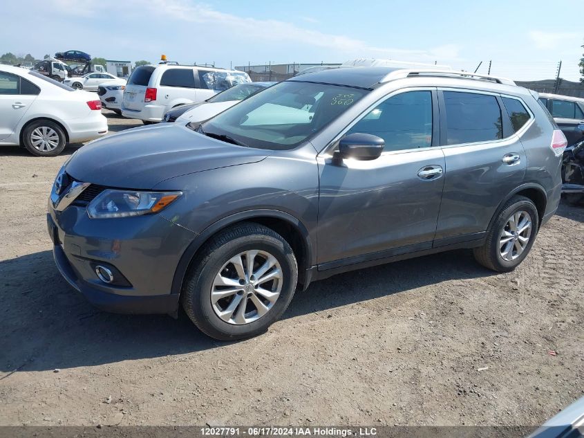 2015 Nissan Rogue VIN: 5N1AT2MT1FC833336 Lot: 12027791