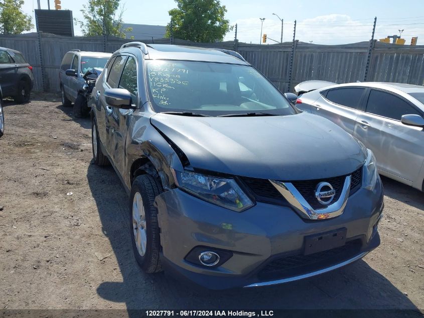 2015 Nissan Rogue VIN: 5N1AT2MT1FC833336 Lot: 12027791