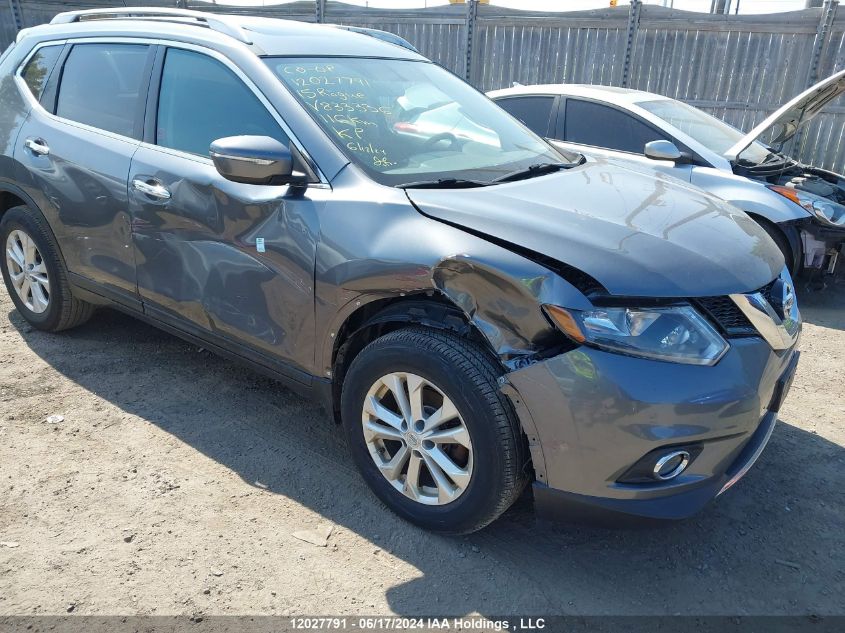 2015 Nissan Rogue VIN: 5N1AT2MT1FC833336 Lot: 12027791