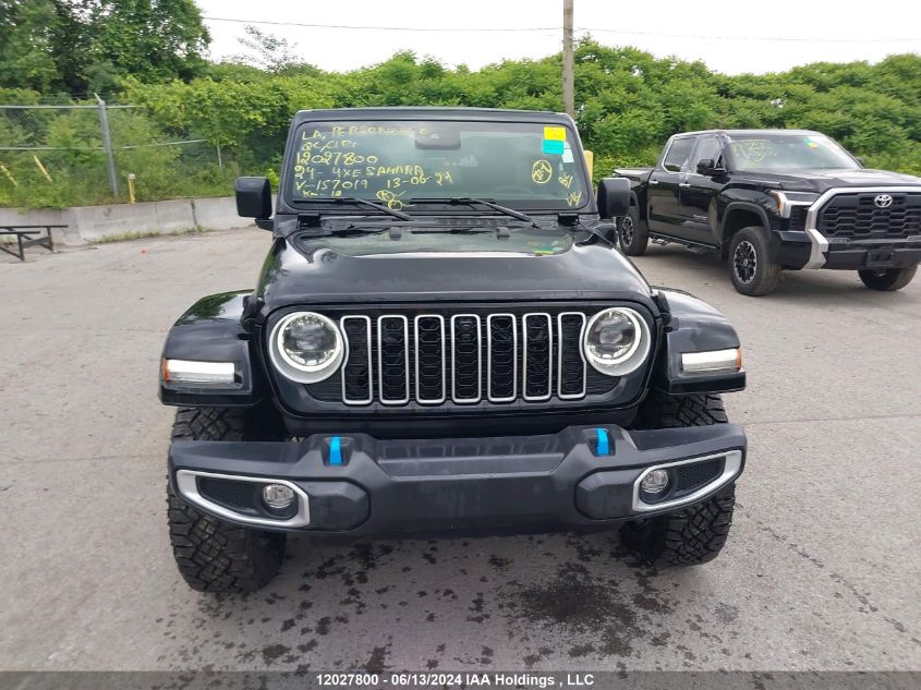 2024 Jeep Wrangler 4Xe 4-Door Sahara VIN: 1C4RJXP61RW157019 Lot: 12027800