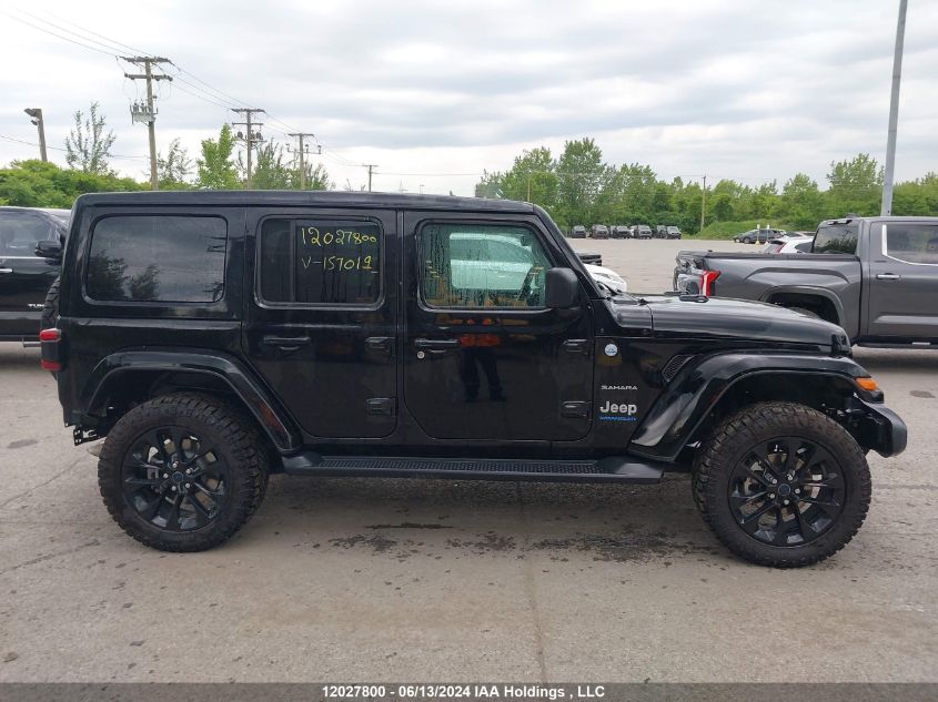 2024 Jeep Wrangler 4Xe 4-Door Sahara VIN: 1C4RJXP61RW157019 Lot: 12027800