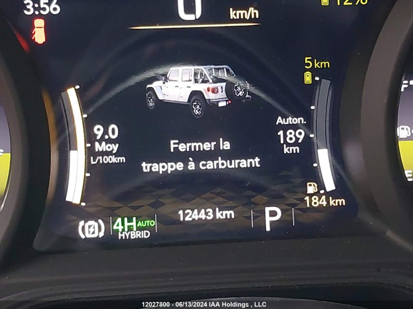 2024 Jeep Wrangler 4Xe 4-Door Sahara VIN: 1C4RJXP61RW157019 Lot: 12027800