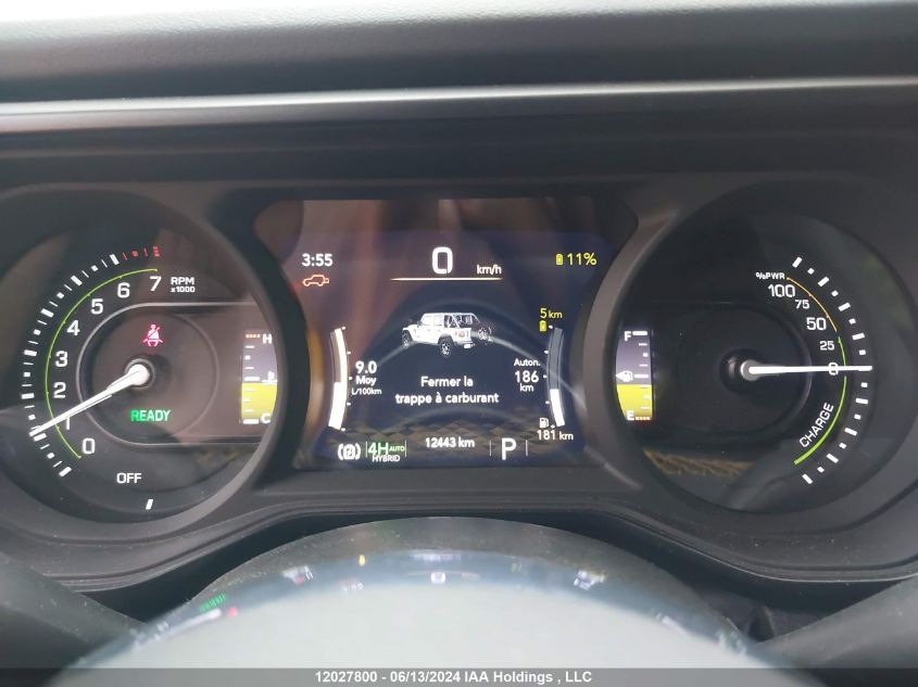 2024 Jeep Wrangler 4Xe 4-Door Sahara VIN: 1C4RJXP61RW157019 Lot: 12027800