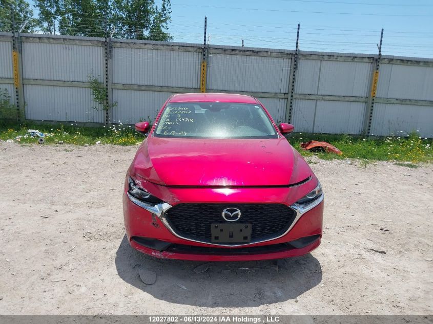 2020 Mazda Mazda3 VIN: 3MZBPAB78LM134712 Lot: 12027802