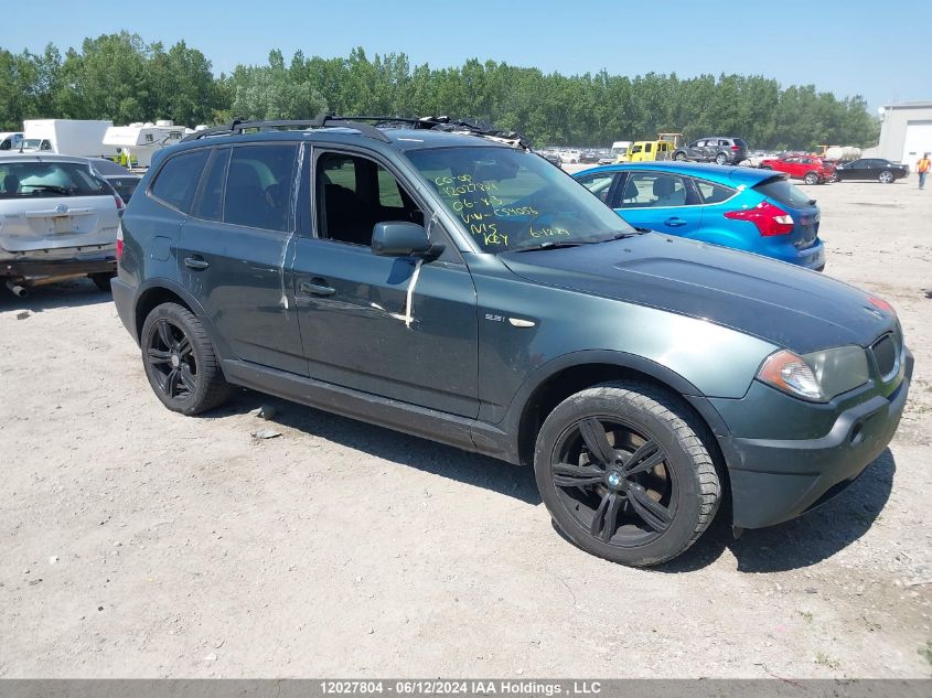 2006 BMW X3 VIN: WBXPA73436WC54056 Lot: 12027804