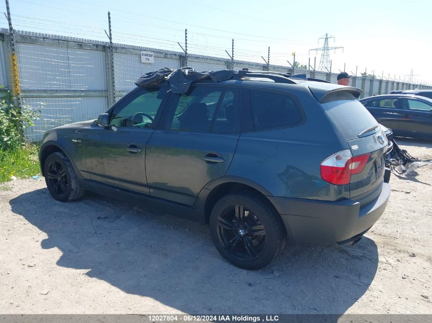 2006 BMW X3 VIN: WBXPA73436WC54056 Lot: 12027804