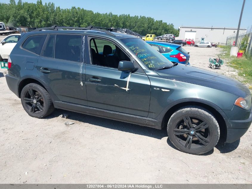 2006 BMW X3 VIN: WBXPA73436WC54056 Lot: 12027804