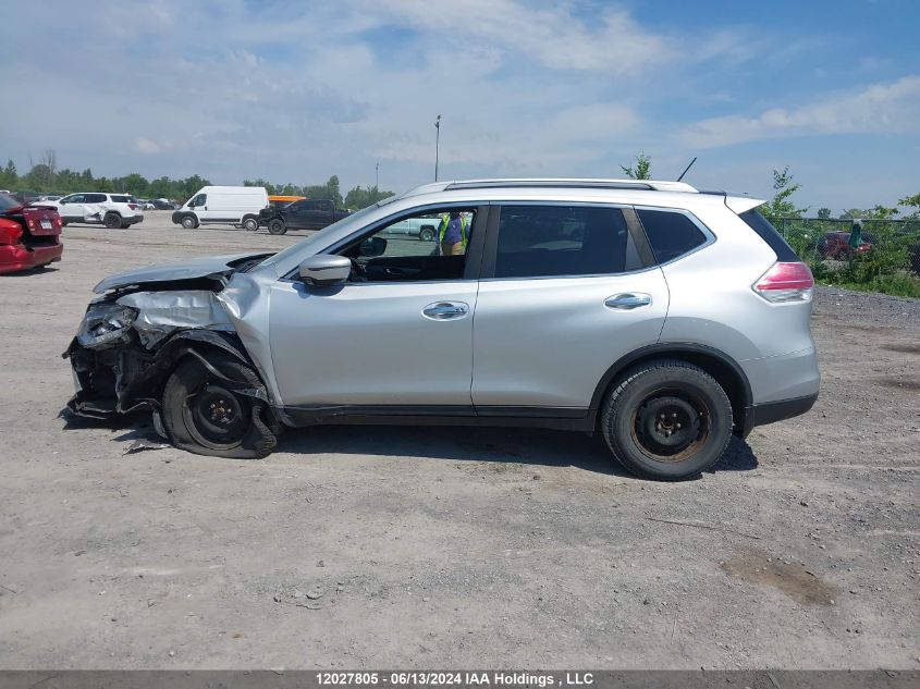 2016 Nissan Rogue VIN: 5N1AT2MT9GC895746 Lot: 12027805