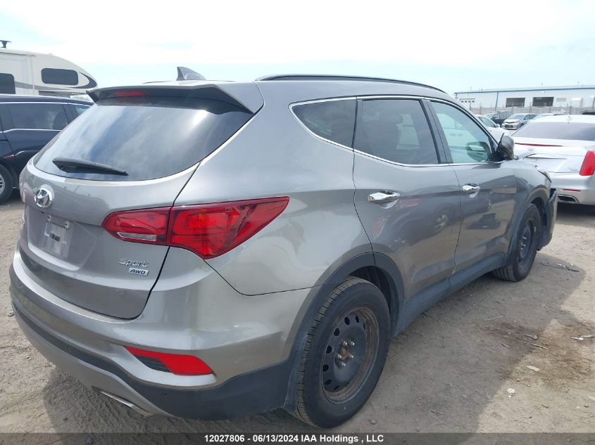 2017 Hyundai Santa Fe Sport 2.4 Luxury VIN: 5XYZUDLBXHG467836 Lot: 12027806