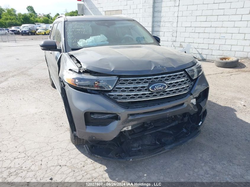 2021 Ford Explorer Limited VIN: 1FMSK8FH9MGB65018 Lot: 12027807