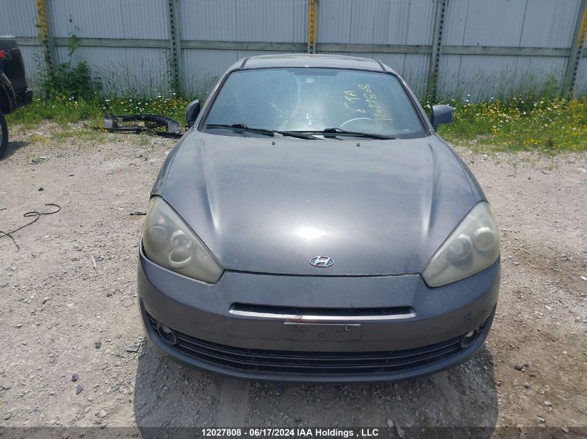 2008 Hyundai Tiburon VIN: KMHHM65D48U281337 Lot: 12027808