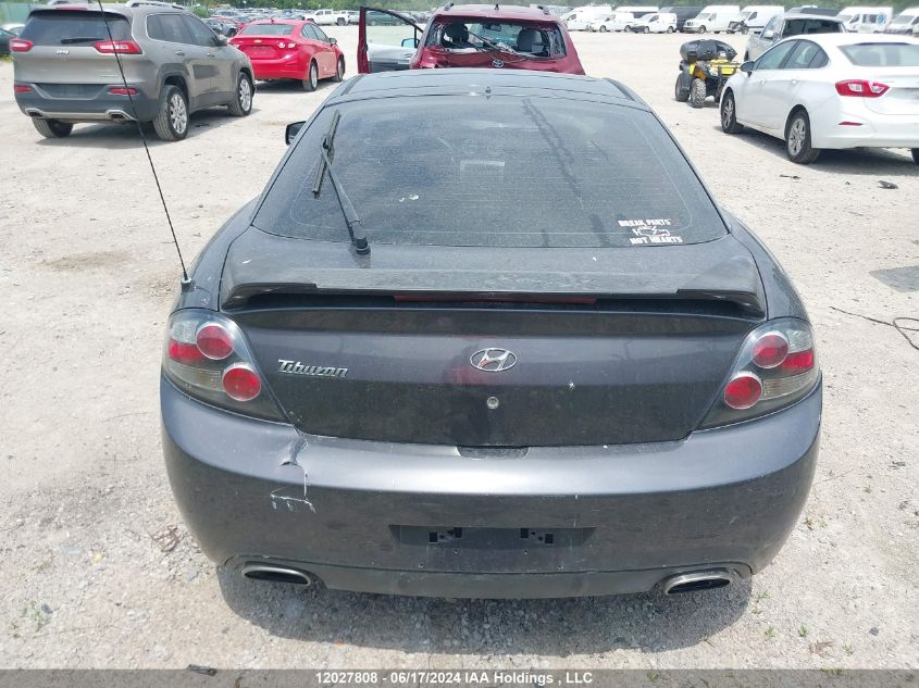 2008 Hyundai Tiburon VIN: KMHHM65D48U281337 Lot: 12027808