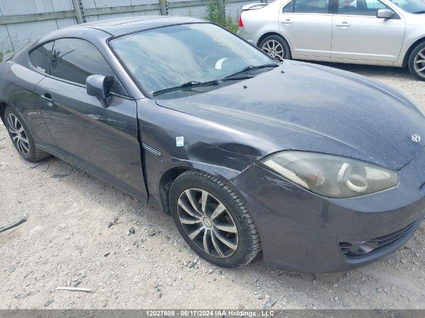 2008 Hyundai Tiburon VIN: KMHHM65D48U281337 Lot: 12027808