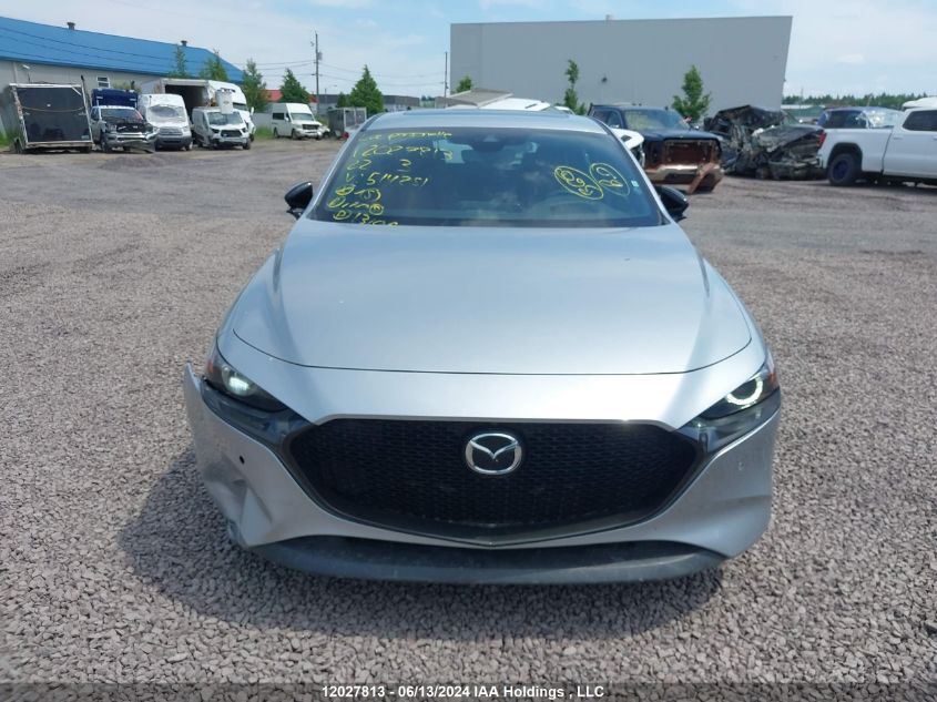 2022 Mazda 3 Premium VIN: JM1BPAML7N1514251 Lot: 12027813