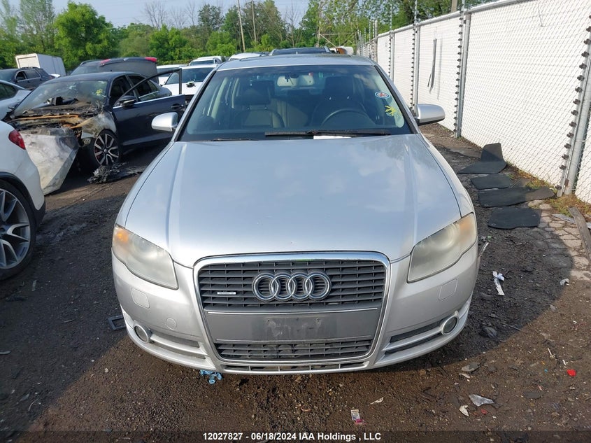 2007 Audi A4 VIN: WAUDH78E67A087116 Lot: 12027827