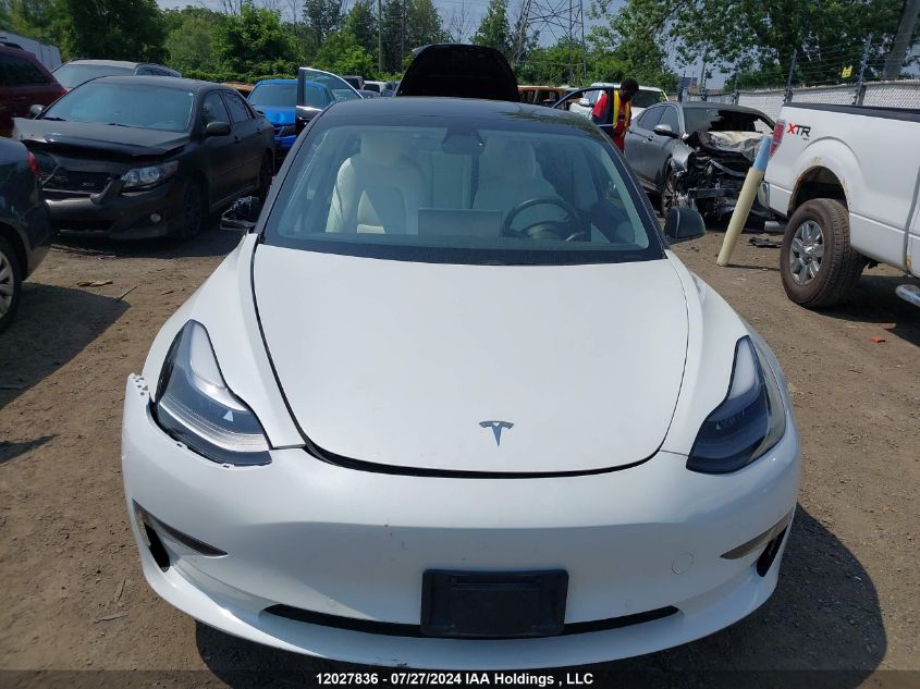 2021 Tesla Model 3 VIN: 5YJ3E1EAXMF870741 Lot: 12027836