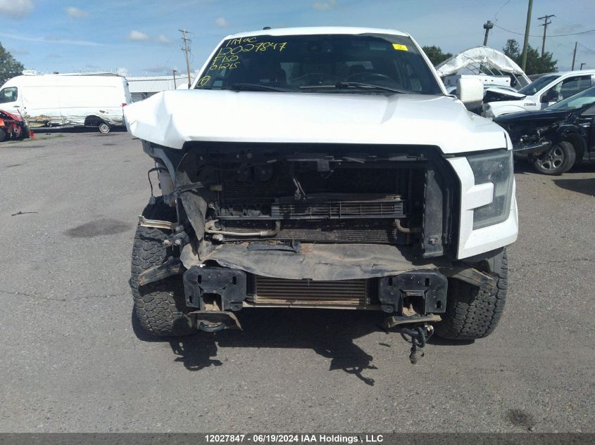 2017 Ford F-150 Lariat VIN: 1FTEW1EG8HFB01215 Lot: 12027847