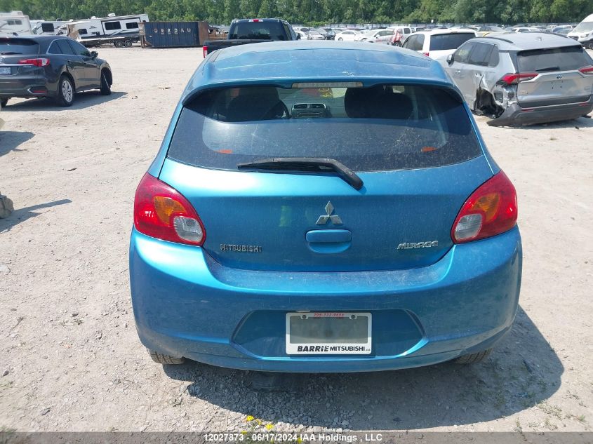 2014 Mitsubishi Mirage Es VIN: ML32A4HJ3EH023181 Lot: 12027873