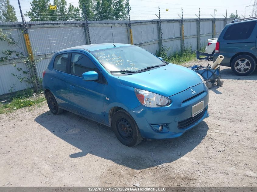 2014 Mitsubishi Mirage Es VIN: ML32A4HJ3EH023181 Lot: 12027873