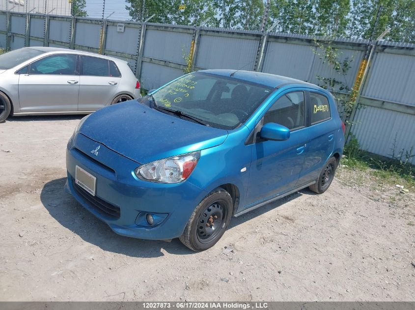 2014 Mitsubishi Mirage Es VIN: ML32A4HJ3EH023181 Lot: 12027873