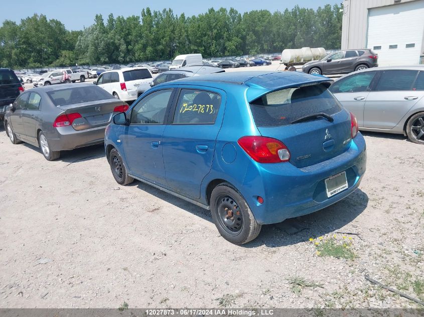 2014 Mitsubishi Mirage Es VIN: ML32A4HJ3EH023181 Lot: 12027873