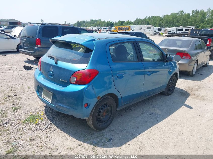 2014 Mitsubishi Mirage Es VIN: ML32A4HJ3EH023181 Lot: 12027873