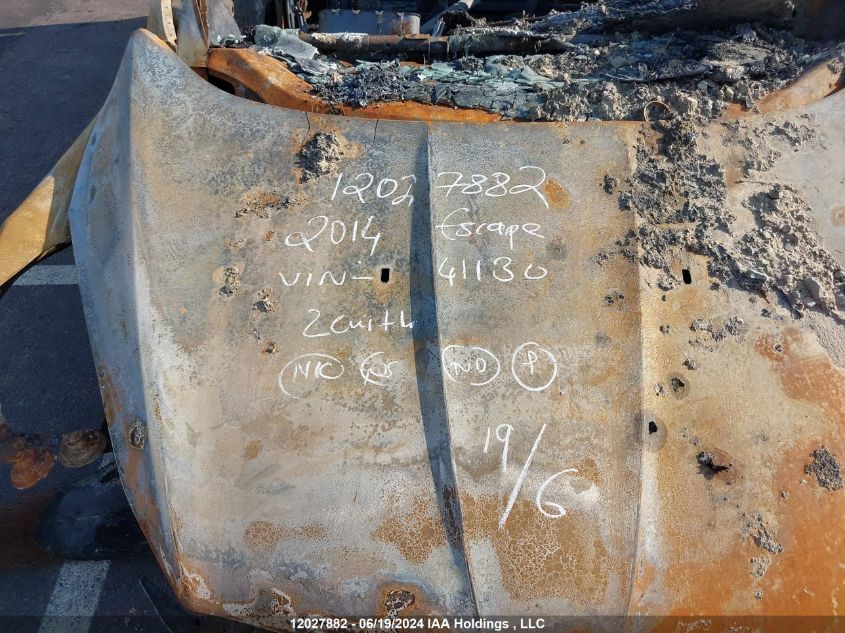 2014 Ford Escape Se VIN: 1FMCU9GX1EUA41130 Lot: 12027882