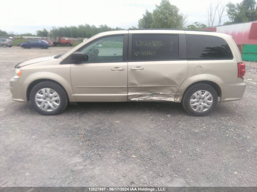 2015 Dodge Grand Caravan Se/Sxt VIN: 2C4RDGBG5FR531627 Lot: 12027887