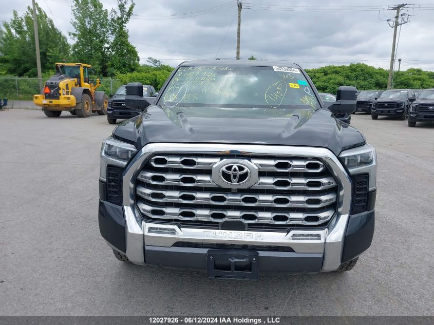 2022 Toyota Tundra Crewmax Platinum/Crewmax 1794 VIN: 5TFMA5DB8NX017974 Lot: 12027926