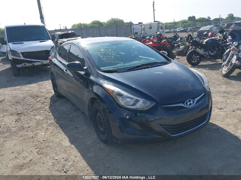 2014 Hyundai Elantra Se/Sport/Limited VIN: 5NPDH4AE3EH464180 Lot: 12027927