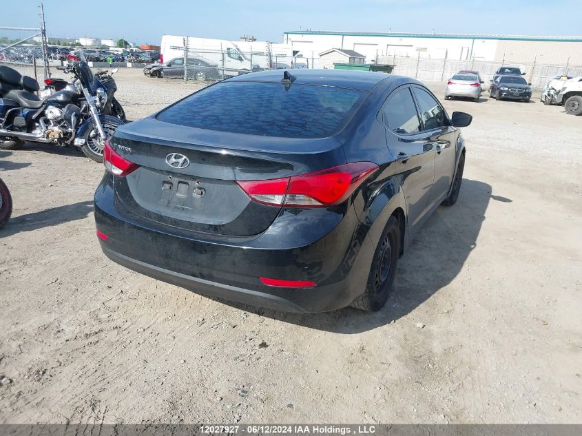 2014 Hyundai Elantra Se/Sport/Limited VIN: 5NPDH4AE3EH464180 Lot: 12027927