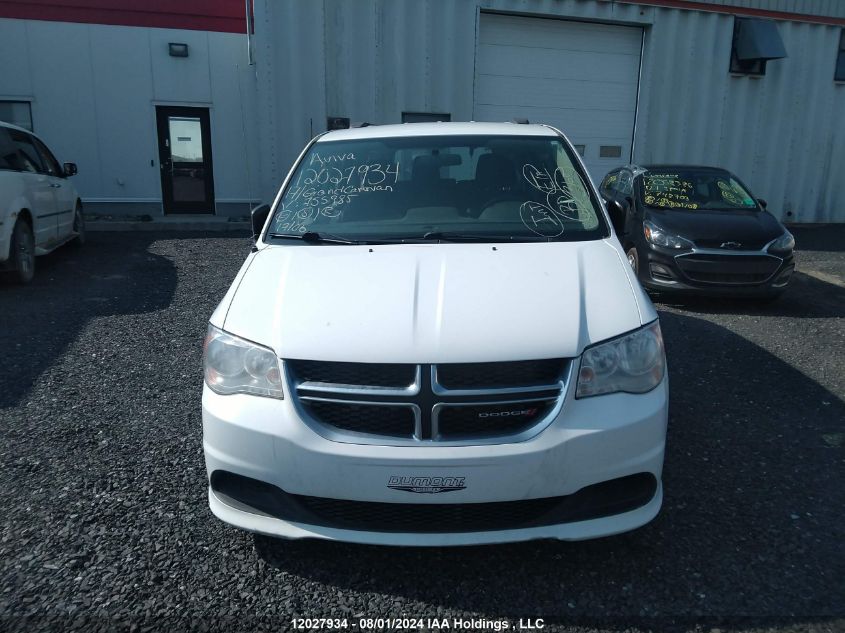 2017 Dodge Grand Caravan Cvp/Sxt VIN: 2C4RDGBG4HR874027 Lot: 12027934