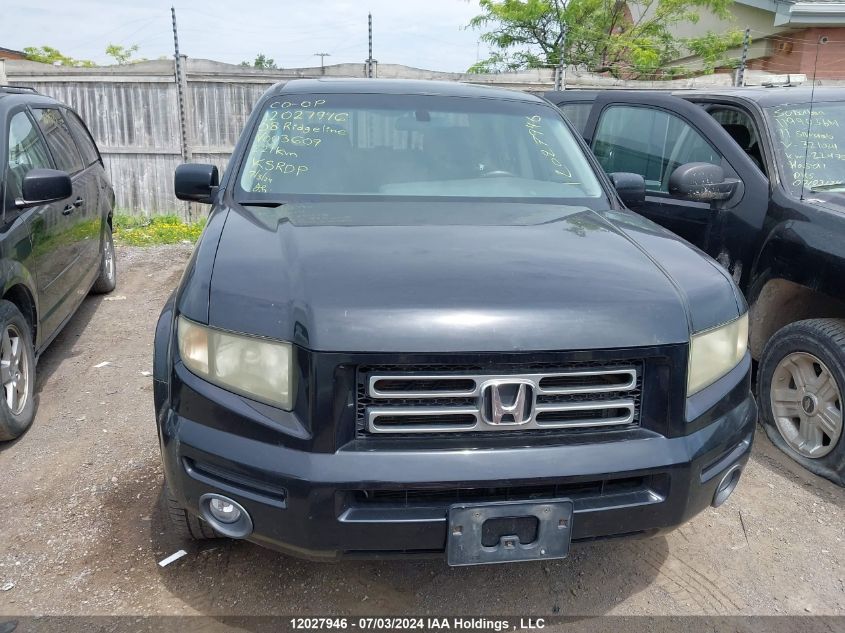 2008 Honda Ridgeline VIN: 2HJYK165X8H003609 Lot: 12027946