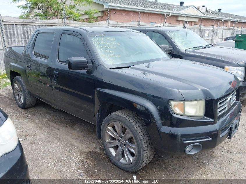 2008 Honda Ridgeline VIN: 2HJYK165X8H003609 Lot: 12027946