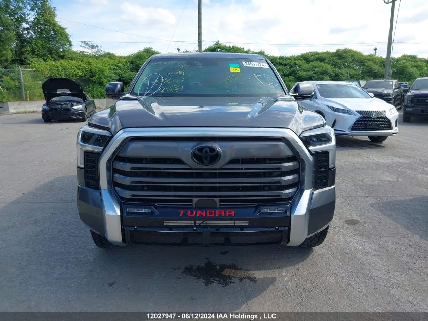 2022 Toyota Tundra Crewmax Limited/Crewmax Trd Pro VIN: 5TFJC5DB5NX004001 Lot: 12027947