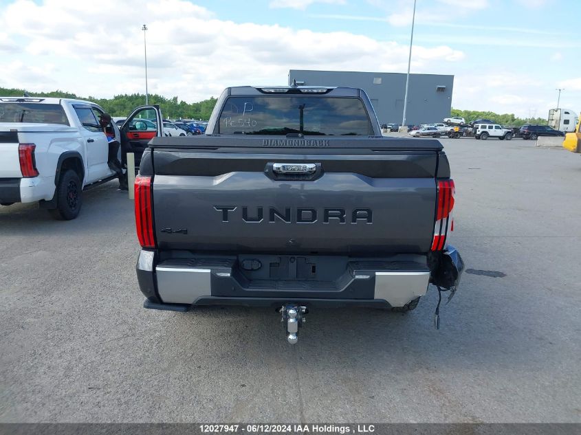 2022 Toyota Tundra Crewmax Limited/Crewmax Trd Pro VIN: 5TFJC5DB5NX004001 Lot: 12027947