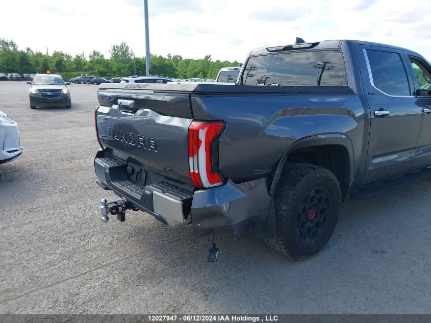 2022 Toyota Tundra Crewmax Limited/Crewmax Trd Pro VIN: 5TFJC5DB5NX004001 Lot: 12027947