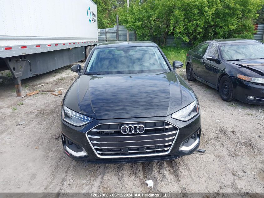 2023 Audi A4 Sedan VIN: WAUAAAF41PN020303 Lot: 12027958