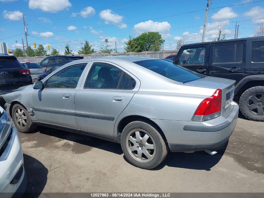 2002 Volvo S60 VIN: YV1RH58D722194936 Lot: 12027963