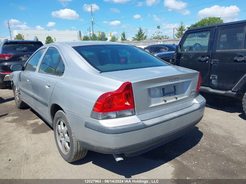 2002 Volvo S60 VIN: YV1RH58D722194936 Lot: 12027963