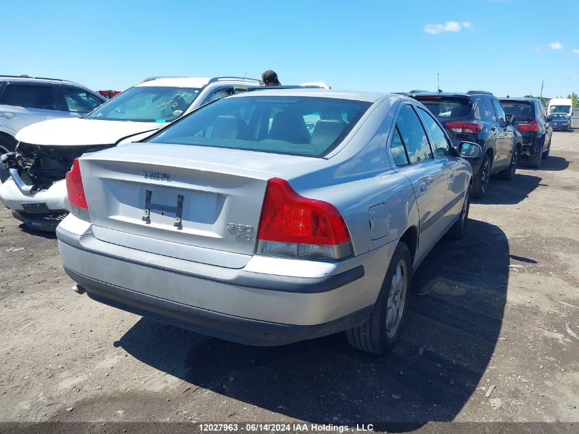 2002 Volvo S60 VIN: YV1RH58D722194936 Lot: 12027963