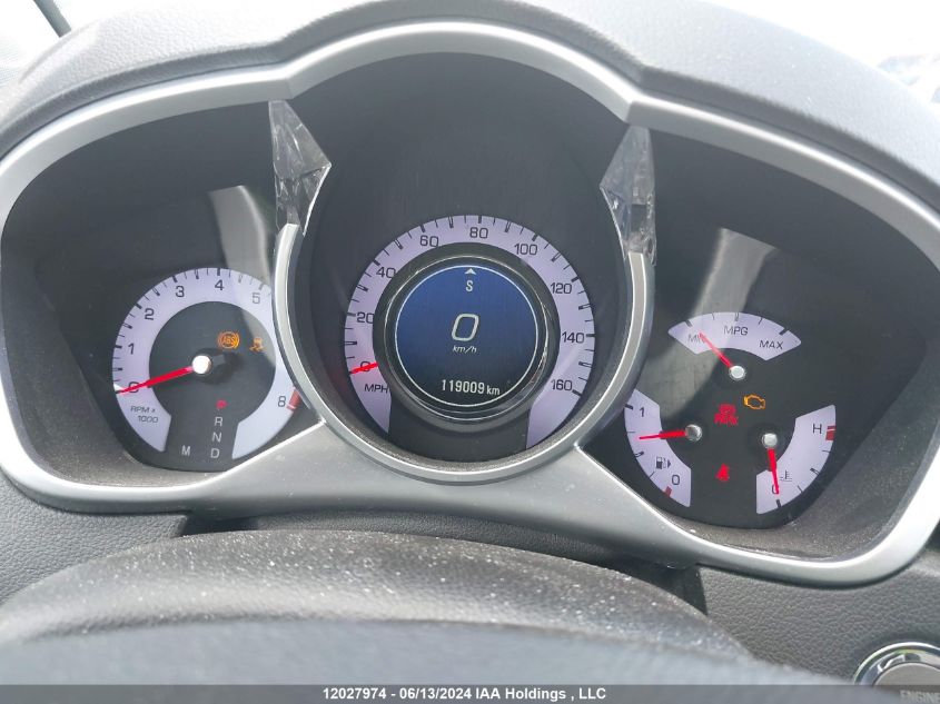 2012 Cadillac Srx Luxury Collection VIN: 3GYFNDE32CS503767 Lot: 12027974