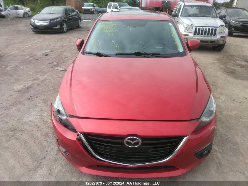 2014 Mazda Mazda3 VIN: JM1BM1W32E1105337 Lot: 12027979