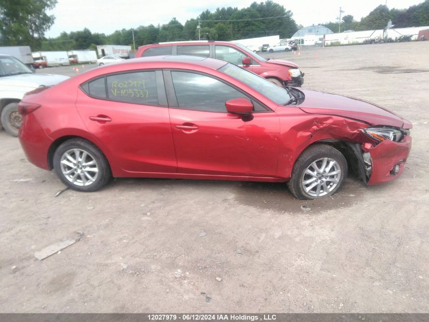 2014 Mazda Mazda3 VIN: JM1BM1W32E1105337 Lot: 12027979