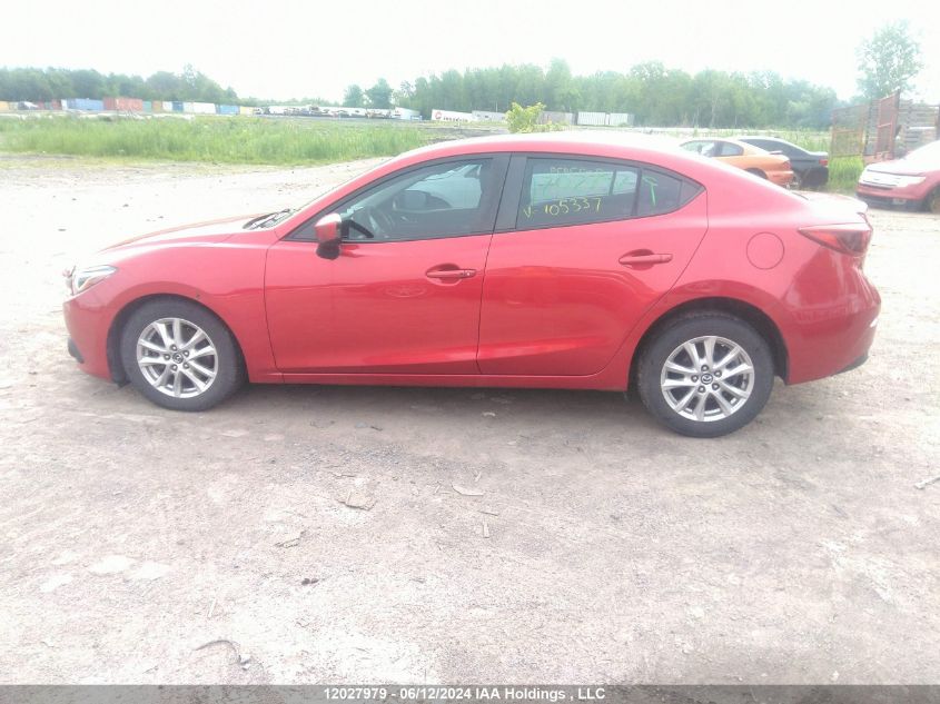 2014 Mazda Mazda3 VIN: JM1BM1W32E1105337 Lot: 12027979