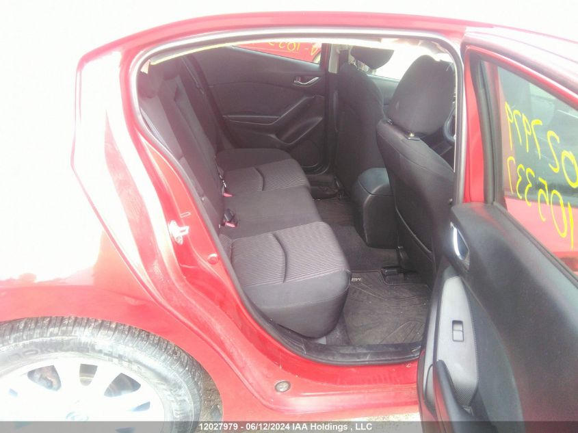 2014 Mazda Mazda3 VIN: JM1BM1W32E1105337 Lot: 12027979